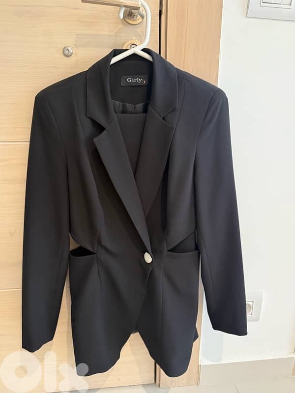 classic black suit new size s 0