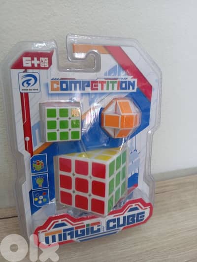 3 piece rubiks cube