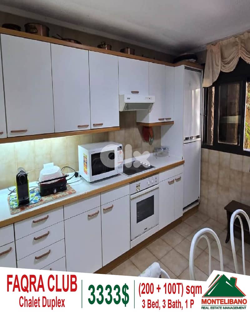 200 sqm Chalet Duplex For Rent in Faqra Club (فقرة) + 100 sqm Terrace 6