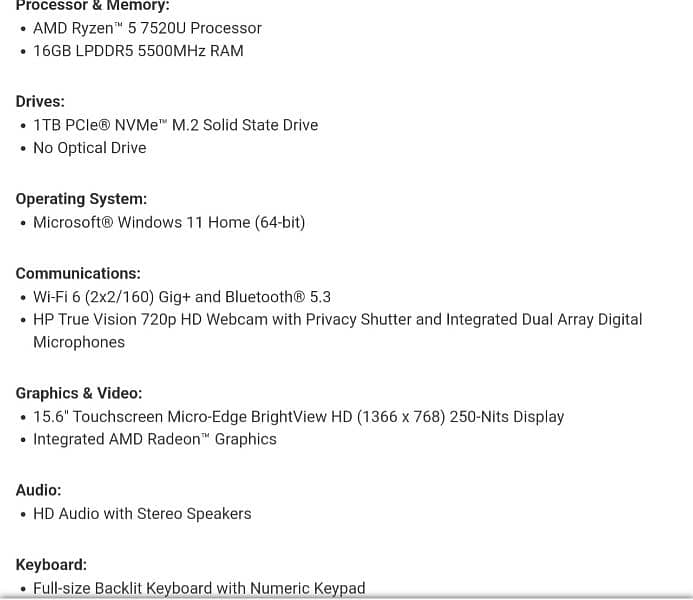 HP Laptop For Sale 3