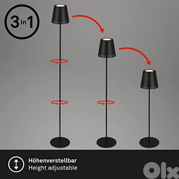 cordless modern  floor lamp rechargeable 3