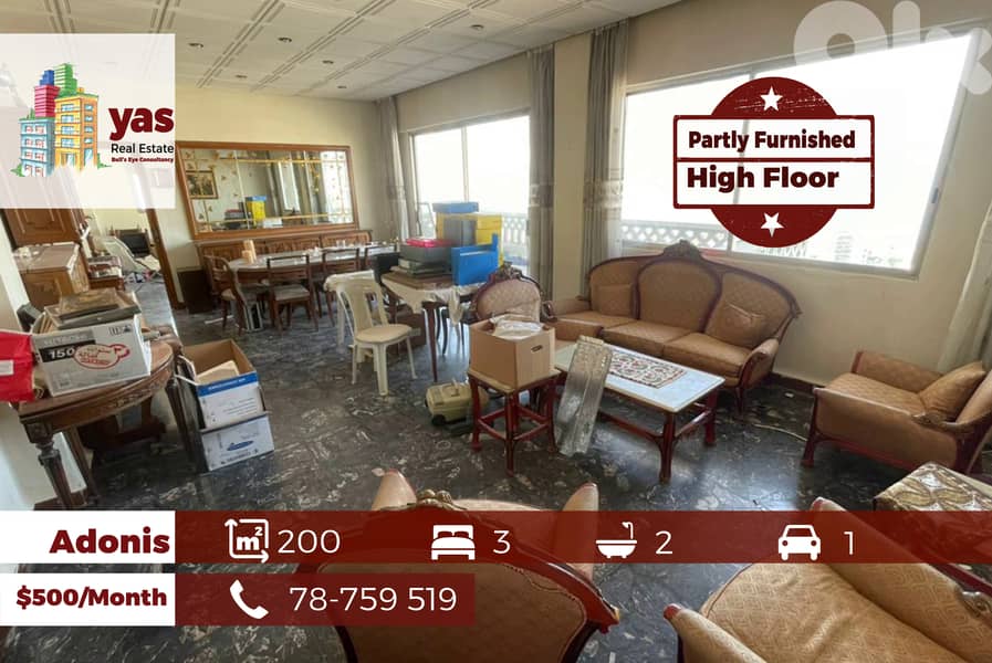 Adonis 200m2 | Semi Furnished | Prime Location | High Floor | JA 0