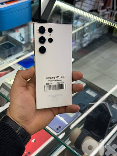 samsung S23 Ultra  12gb/256gb  2 physical SIM card full Arabic