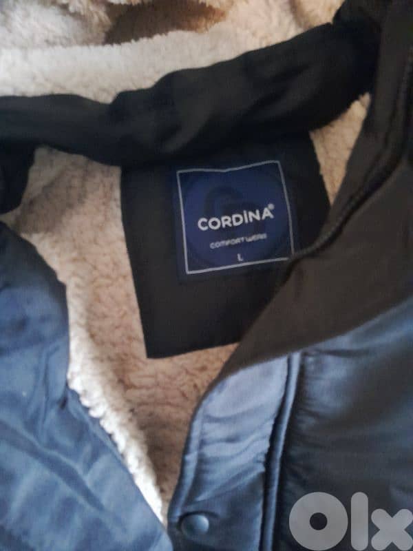 Turkish coat field black with fur capushon. 6