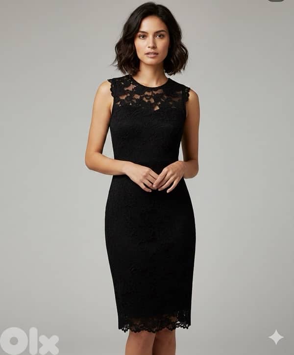 new black crochet dress size small 0