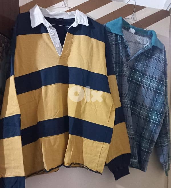 عندي ثياب مستعمله متل يلي بل صوور شروه كنزات وسوتشركم طويل وغير رجالي 6