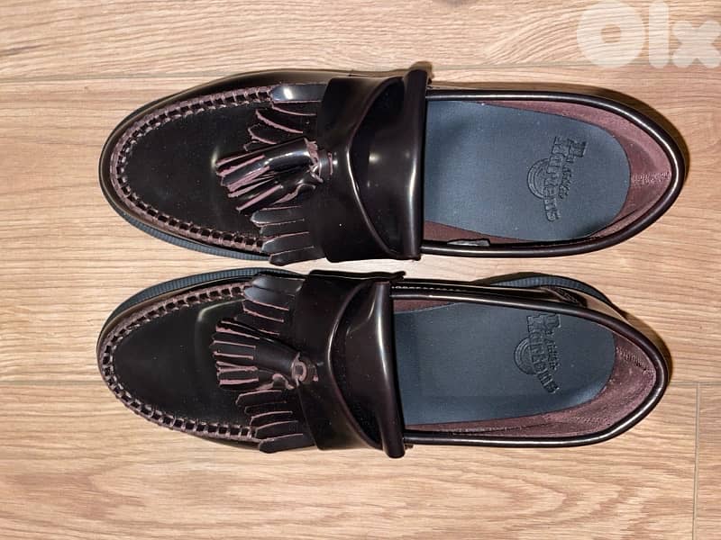 Doc Martens - Adrian Arcadia Leather Loafers in Cherry Red (43) 2