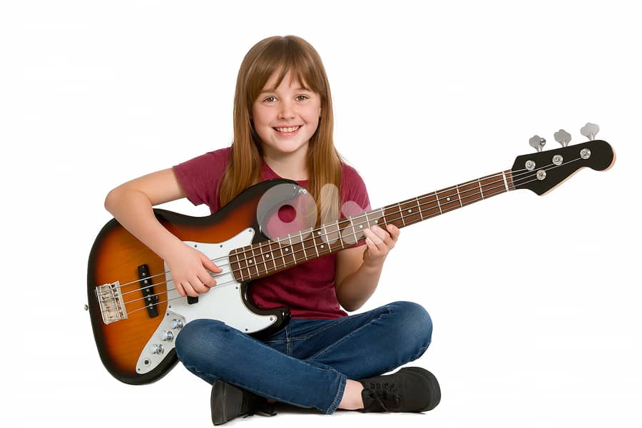 Ara full size 4 strings strato style bass 0