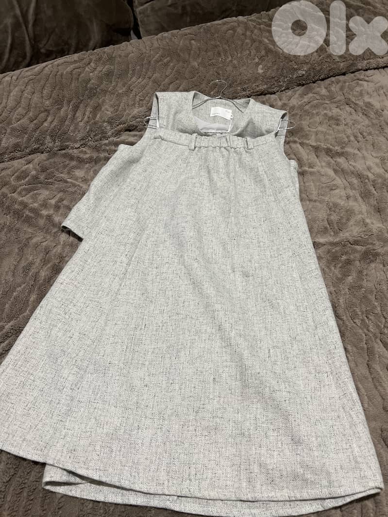 طقم تنورة شتوية + بليزر حفر 5