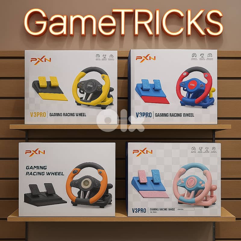 PXN V3 PRO steering gaming wheel PS3 - PS4 - XBOX - PC Good colors 0