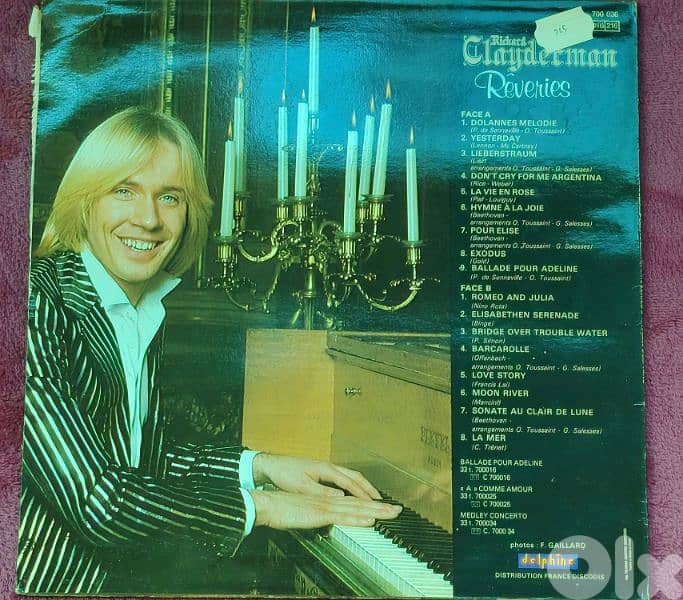 Richard Clayderman - Reveries - Vinyl 1