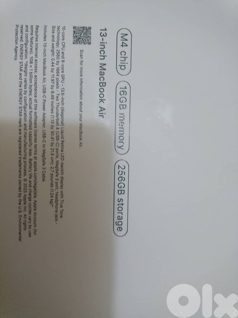 M4 MacBook air (used) 2