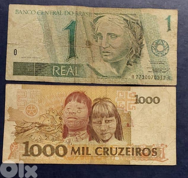 World old 4 banknotes Lot# C-368 1