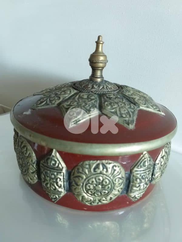 Ceramic & Hand Made Silver Bowl 0