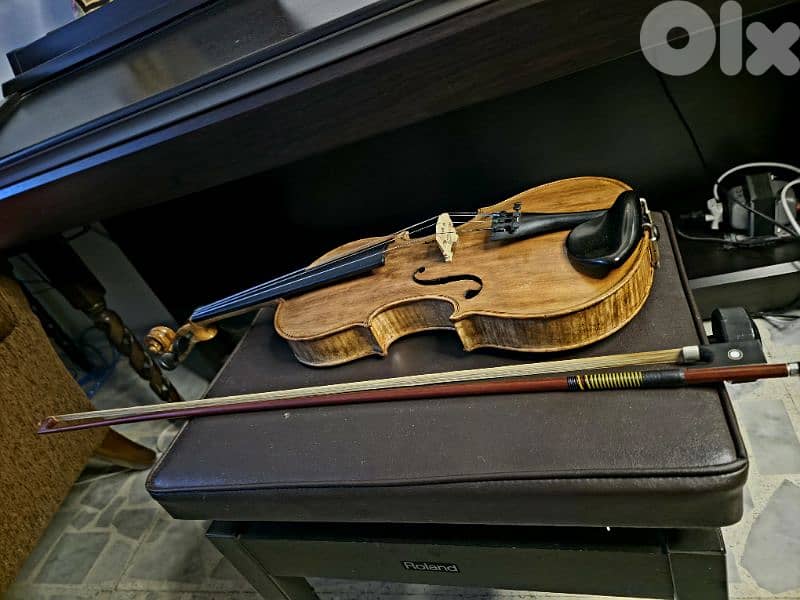 Alois Zmitko Copy of Stadivarius High End Violin Made in 1894 كمان 4