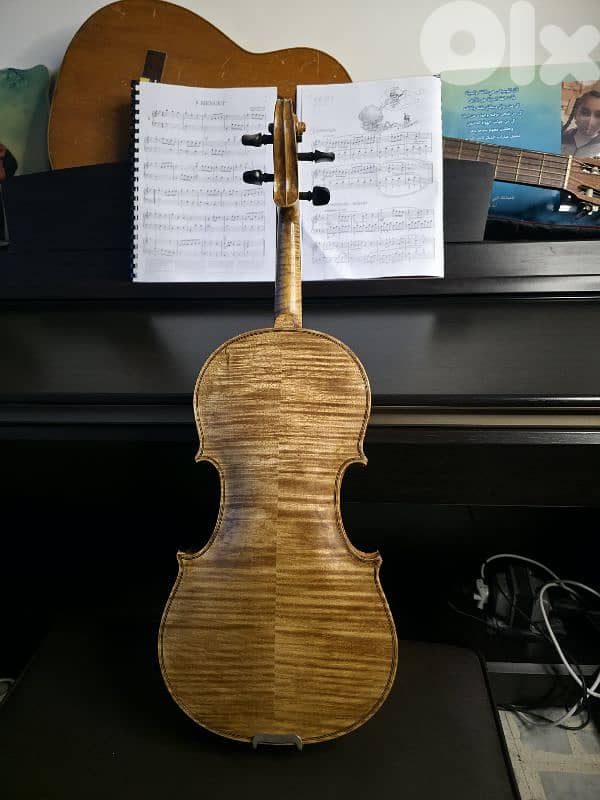 Alois Zmitko Copy of Stadivarius High End Violin Made in 1894 كمان 5
