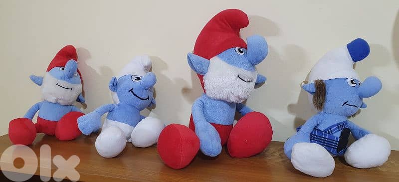 سنفور  واحد  كبير  حجم  و ٣  صغير  حجم ٢٥ $  بيروت الاشرفية   ٠٣٧٢٣٨٩٥ 10