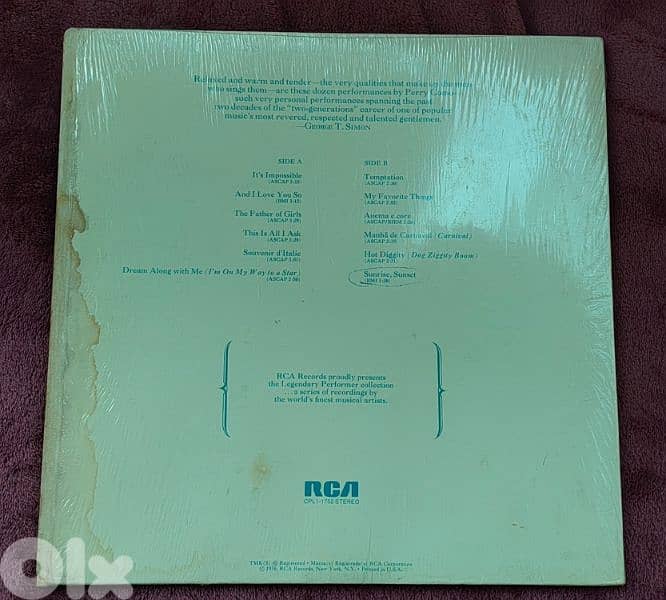 Perry Como: A Legendary Performer 1