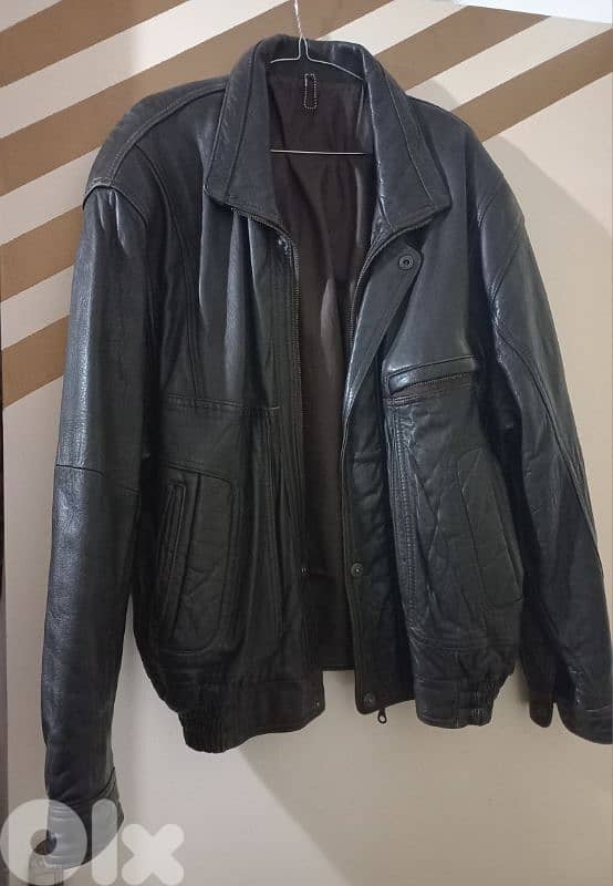 jacket  جكات جلد جكيتات  رجالي اصلي جكيت 0