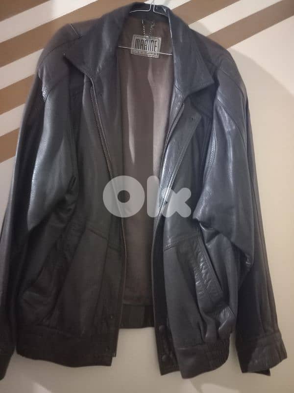 jacket  جكات جلد جكيتات  رجالي اصلي جكيت 3