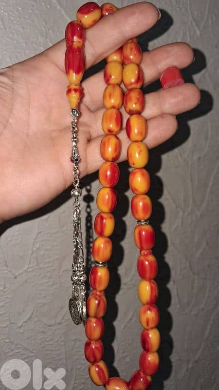 مسبحه قضبان مع شقفه خام 1