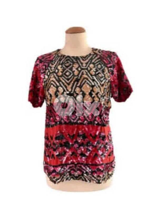 Silk Sequined Top 0