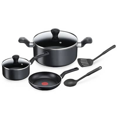 Tefal Supercook 7pcs set black