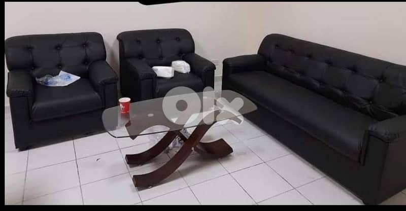 Learher sofa                صالون جلد 1