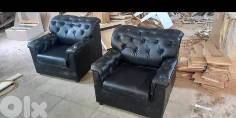 Learher sofa                صالون جلد 8