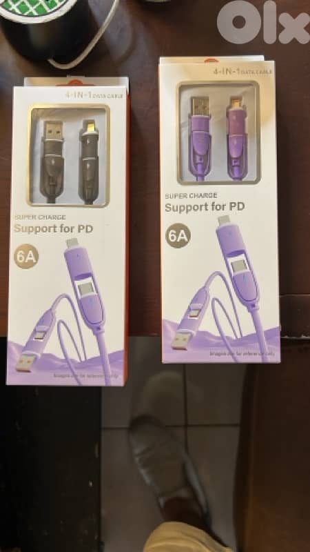 Fast Charging Cable 4in1 MFI Certified 4