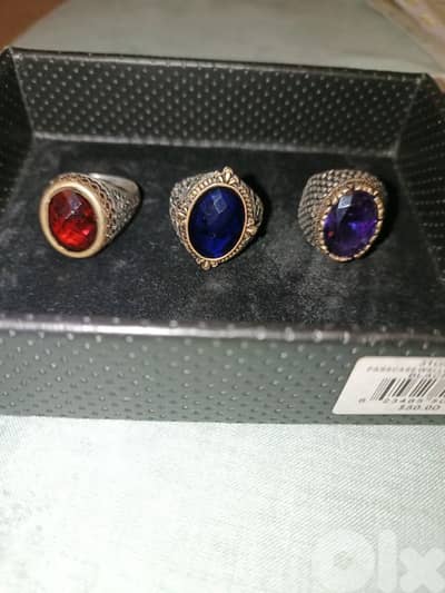 3 Real Silver Rings from Turkey