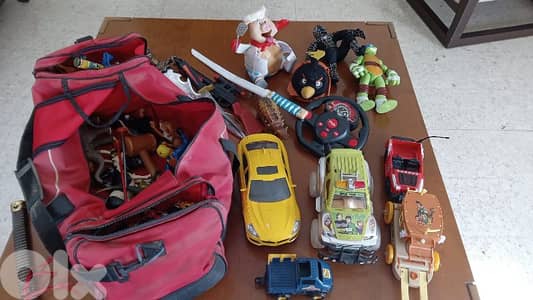 ألعاب أطفال متنوعة (Spider-Man / Ben 10 / Angry Birds)