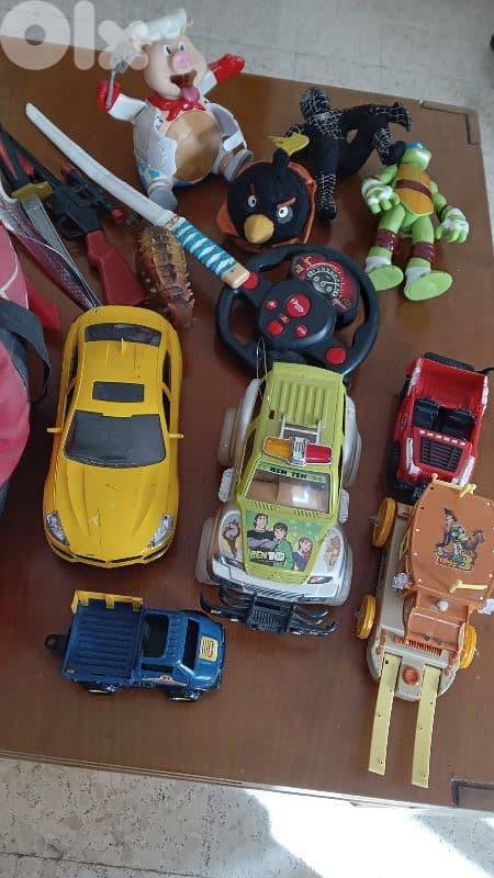 ألعاب أطفال متنوعة (Spider-Man / Ben 10 / Angry Birds) 1