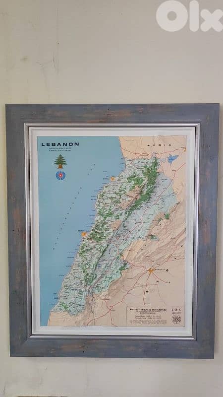 3D MAP OF LEBANON 2