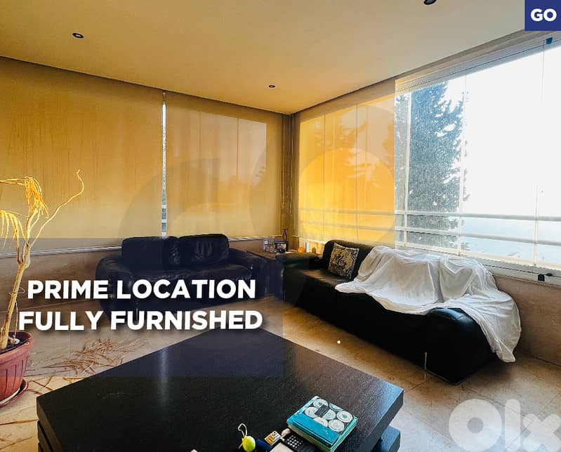 Prime location- Fully furnished -Kfarhbab ghazir REF#GO129506 0