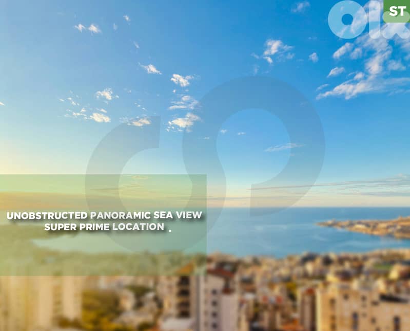 PANORAMIC SEA VIEW- SUPER PRIME LOCATION- Sahel Alma  REF#ST129512 0