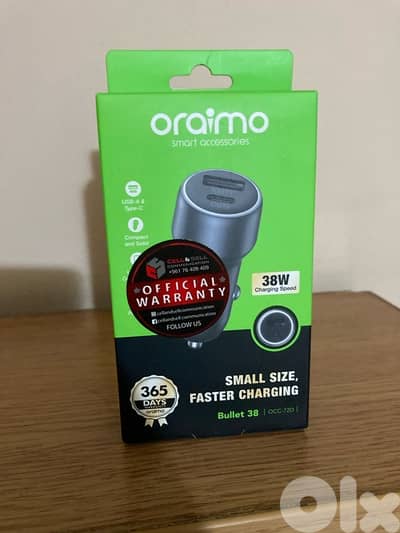 Oraimo 38W Car Charger