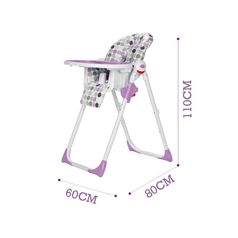 Folding High Chair For Babies And Toddlers- كرسي طعام قابل للطي للرضّع 1