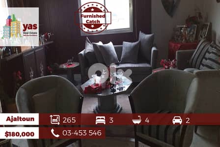 Ajaltoun 256m2 | well Maintained | Furnished | Mountain View |Catch|DA