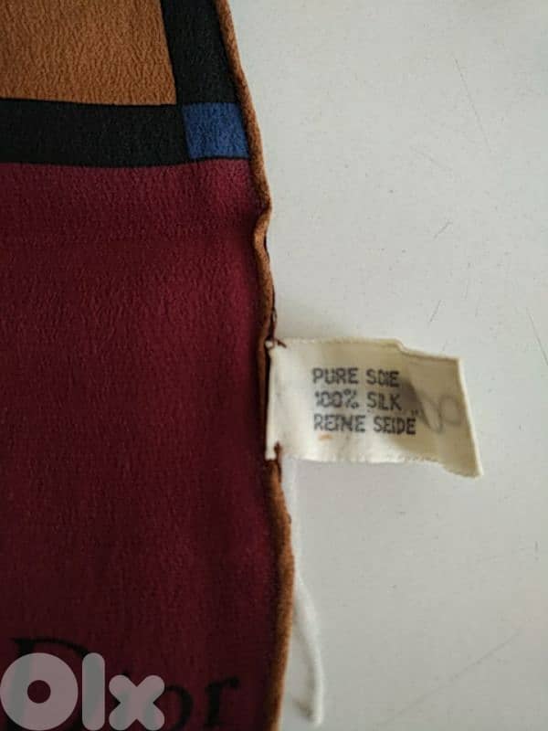 Vintage Christian Dior scarf pure silk - Not Negotiable 3