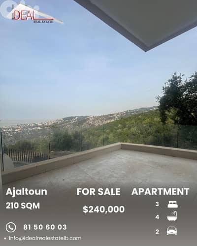 Apartment for sale in Ajaltoun شقة للبيع في عجلتون