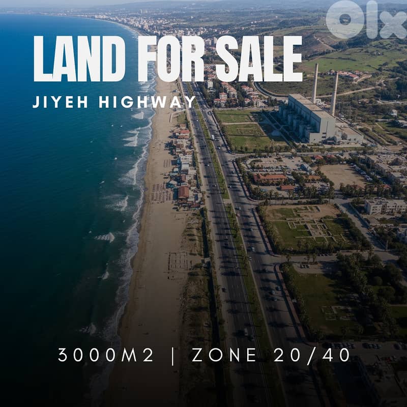 JH25-4564 Land with building 3,000m2 for sale in Jiyeh Highway 0