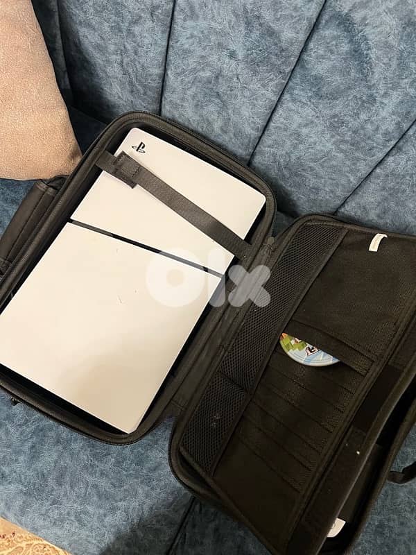 بلايستيشن 5 سليم مع شَنطة وسماعات + ألعاب جاهزة 3