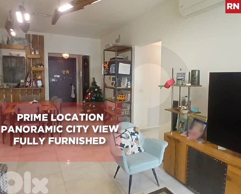 modern, fully furnished, high-floor, sin el fil/سن الفيل REF#RN129551 0