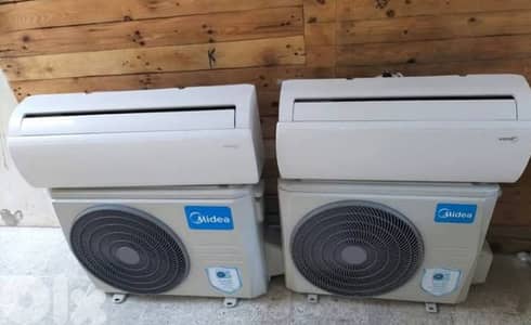 مكيفان ٩ شبه جدد منركب بكل لمناطق ٧١٤٤٣٦١١