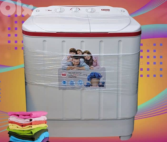 غسالة حوضين 12 كيلو للبيع 0