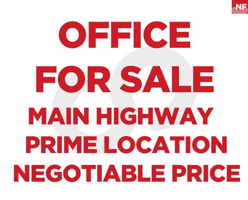 OFFICE - Super prime location on Ballouneh ! REF#NF01721 ! 0