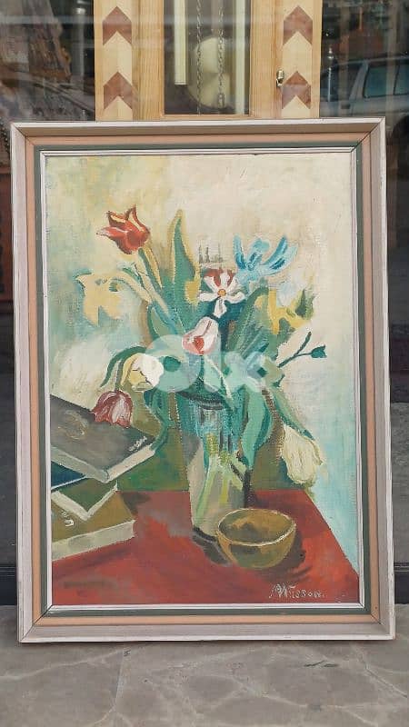 لوحة رسم زيتي اوروبية 2