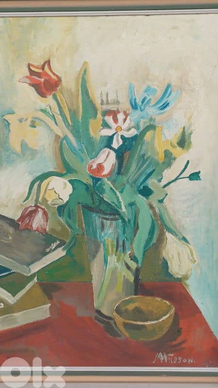 لوحة رسم زيتي اوروبية 5