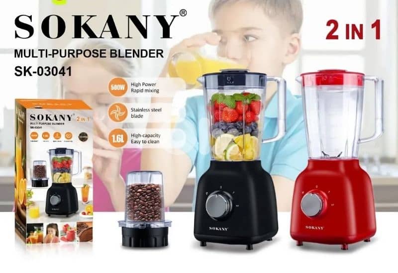 mixer blender SOKANY 500watt 0
